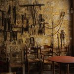 Management Tools - Table and Tools on Stone Wall in Room