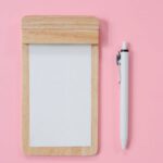 Scheduling Tool - Modern stationery on pink background