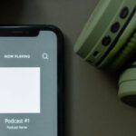 Podcast Trends - A Podcast Music Playing on a Smartphone